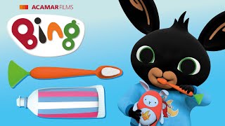 The Toothbrushing song 🎵  Bing Music amp Songs  Bing English [upl. by Annaehs]