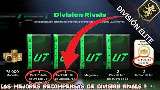 PACK OPENING RECOMPENSAS DIVISION ELITE DE RIVALS EN FC 25 [upl. by Lirpa]