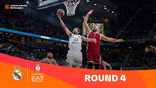 Real MadridEA7 Emporio Armani Milan  Round 4 Highlights  202324 Turkish Airlines EuroLeague [upl. by Terr]