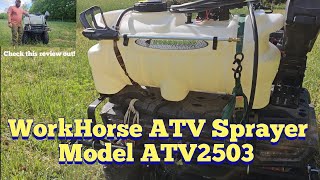 WorkHorse ATV Sprayer  KOAM Outdoors Reviews [upl. by Eulau]