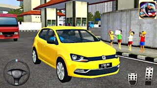 VOLKSWAGEN POLO Car Driving  Bus Simulator Indonesia new bussid car mod  Car Games 2021 bussid [upl. by Sonnie535]