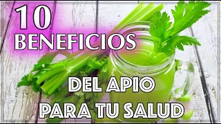 Descubre 10 Beneficios del Apio para Tu Salud ¡Una Joya Nutricional [upl. by Hgielac]