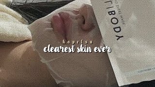 clearest skin ever ★ immediate clear skin subliminal listen once [upl. by Dloraj]