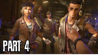 FIRST TIME PLAYING DYING LIGHT 2 STAY HUMAN HARD PART 4  BARNEY [upl. by Enier]