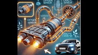 Car Exhaust System Explained Lambda Probe amp Catalytic Converter  Functionality in Telugu [upl. by Juna]