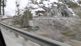 Driving on Hwy 50 to South Lake Tahoe  April 2016 [upl. by Assilana6]