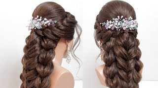 Easy hairstyle for long hair Braided hairstyle [upl. by Anicart898]