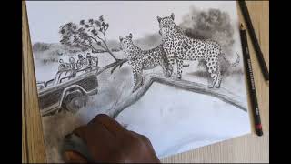 Safari Tale drawing by Taiye Bamidele [upl. by Adamok289]