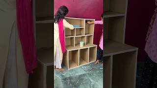 DIY Shelf Craft Using Cardboard short reel viral youtubeshort trending diy cardboardcrafts [upl. by Leasi]