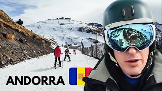 SKIING WITHOUT SNOW ⛷️Grandvalira El Tarter ANDORRA 2024 🇦🇩 [upl. by Tina208]