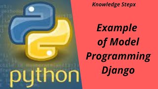 Example of Model programming in Django Student [upl. by Fabiolas]