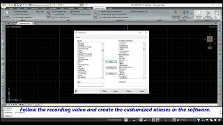 How to generate customize aliases in JTS intelliCAD 11 [upl. by Tatianas24]