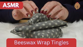 Beeswax Wrap ASMR No Talking  Unwrapping amp Mic Triggers [upl. by Cori]