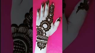 Simple Easy Beautiful Mehndi Design mehndi shorts ytshort mehandi viral [upl. by Jarib]