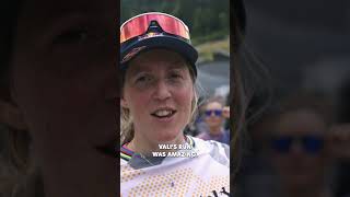 Riding with your Idol  Rachel Atherton and Vali Holl [upl. by Ybbor]