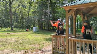 2024 SCPT Nationals  Sporting Clays  Cardinal Shooting Range  Day 1 Station 16 [upl. by Alemaj]