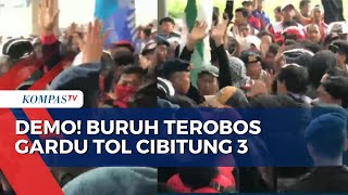 Demo UMK 2024 Buruh Ancam Mogok Kerja dan Blokade Akses Strategis di Berbagai Kota [upl. by Ordnas]