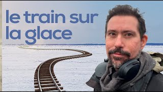 Le train de glace entre Montréal et Longueuil icetrain stlaurent glace [upl. by Solitta580]