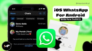 Install iOS Whatsapp On Android🤌 MB Whatsapp Download [upl. by Berck]