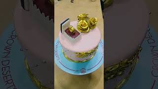 Engagement cake designs ideas short video cake decorating by chef shoaib for YouTube [upl. by Rosita179]