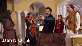 Jaan Nisar Episode 58 Prediction And Reviews Jaan Nisar 58  New Dramas [upl. by Jorie67]