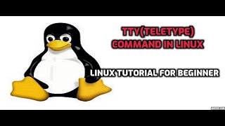 tty  teletype  command in linux [upl. by Craven]