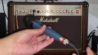 Marshall AS50D  Teste [upl. by Russia]