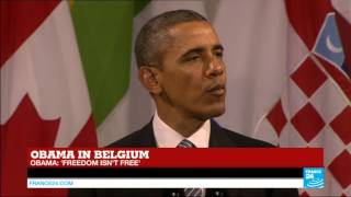 Barack Obamas speech in Belgium [upl. by Horace252]