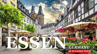 Essen Germany 4k walking Tour 4K 60fps ❤️virtualtour [upl. by Soraya]