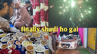 finally sale ki shadi ho gai❤️  indian wedding vlogs [upl. by Neyrb]