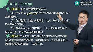 2023 税务师 税法二 杨军 基础精讲班 第0205讲 居民个人综合所得的基本规定 [upl. by Repip244]