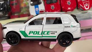 Collection of toy police car models on hand [upl. by Mccallion]