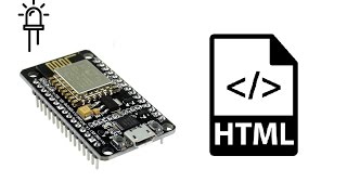 ESP8266 HTML  Buttons and Links integration [upl. by Eimarej]