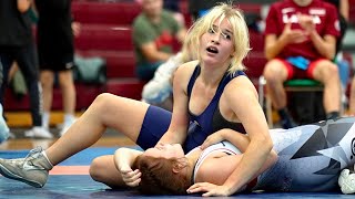 U17 E Vislapu EST vs G Kutakova LAT 60kg Youth girls women wrestling Estonia [upl. by Anerev]