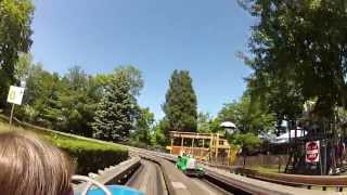 Auto Race Car Ride At Kennywood Park  GoPro Hero 2 [upl. by Ynattyrb]