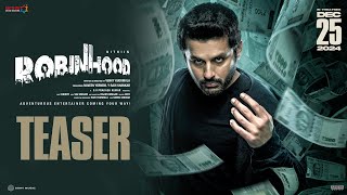 Robinhood Official Teaser  Nithiin  Sreeleela  Venky Kudumula  GV Prakash  Mythri Movie Makers [upl. by Kwei]