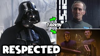 Why Vader Respected Grand Moff Tarkin Star Wars Explained [upl. by Alleira]