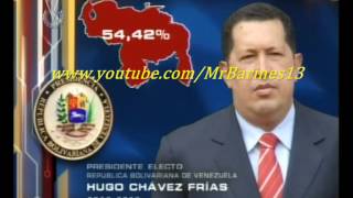 Primer Boletin Eleciones Presidenciales CNE 2012 VENEVISION [upl. by Anirav]