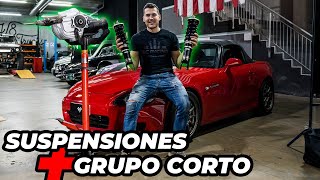 Suspensiones Roscadas  Grupo Corto  a mi HONDA S2000  Instalación y Prueba [upl. by Garvin]