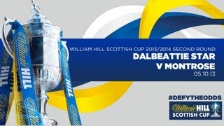 Dalbeattie Star 01 Montrose  William Hill Scottish Cup Second Round [upl. by Rayburn]