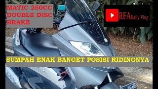 motor matic 250cc terkeren  Test Ride Benelli Zafferano 250cc  moto vlog  10 [upl. by Bonine]