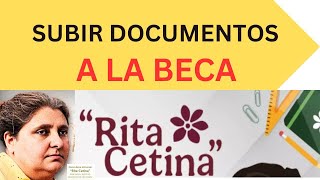 COMO SUBIR DOCUMENTOS A LA BECA RITA CETINA PASO A PASO EN PDF [upl. by Takakura]