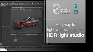 Easy way to light your scene using HDR light studio [upl. by Odnomar808]