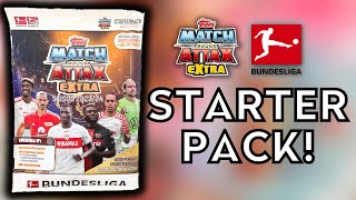 NEW STARTER PACK OPENING  TOPPS MATCH ATTAX EXTRA BUNDESLIGA 202324  3 LIMITED EDITION CARDS [upl. by Siloa]