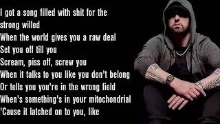 Eminem  Venom Lyrics  Instrumental [upl. by Migeon407]