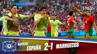 Highlights amp Goles España vs Marruecos 21  Semifinal  Juegos Olímpicos París 2024 [upl. by Viviana751]