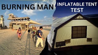 RBM Koala 7 INFLATABLE TENT at Burning Man REVIEW [upl. by Hsakaa]