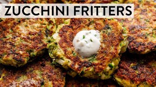 Zucchini Fritters  Sallys Baking Recipes [upl. by Basir]