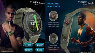 Timex NewTough 143” Round AMOLED Rugged Smart watch With Bluetooth Calling Watch For Men [upl. by Schoof]