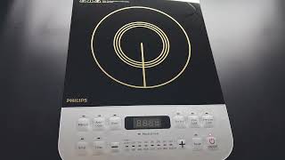 Induction cooktop use karne ka tarika how to use Philips Induction stove [upl. by Oliva]